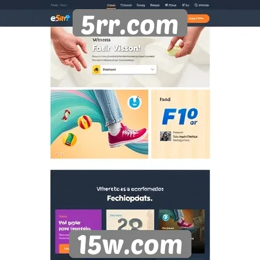 Acessibilidade e interface do site 5rr.com