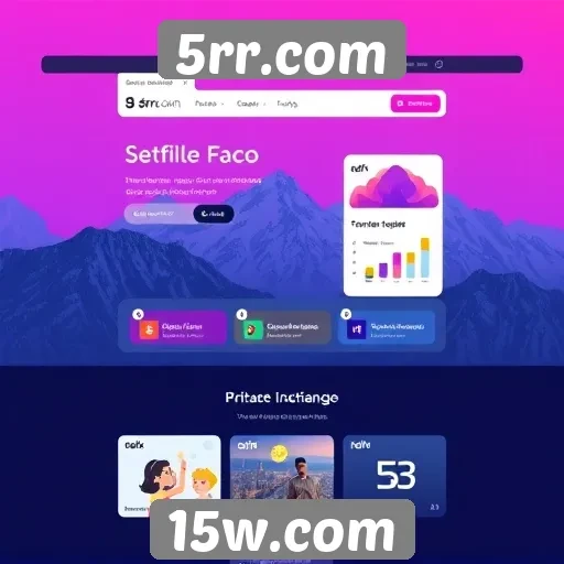 Exploração da interface do usuário de 5rr.com